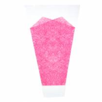 Article Sac à fleurs rose L40cm W12-30cm 50 pièces