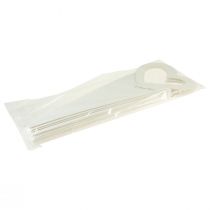 Article Sac à fleurs roses emballage cadeau blanc 46cm 12 pcs