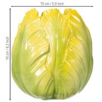 Article Vase à fleurs orné d'un motif de tulipe saisissant. Idéal pour décorer le salon. 16 cm, vendu par lot de 2.