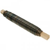 Fil d&#39;emballage fleur recuit bleu 0.65mm 100g