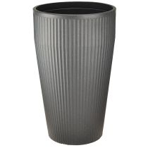 Article Vase de sol en plastique anthracite Ø28cm H46,5cm