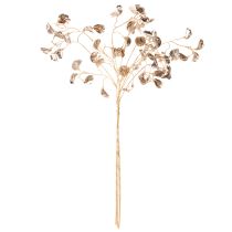 Article Branche décorative artificielle 80 cm Métallique Champagne Lot de 3