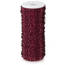 Article Fil effet bouillon Ø0.30mm 140m Bordeaux