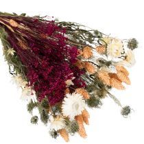 Article Bouquet de fleurs séchées multicolores 50 cm pour décoration intérieure