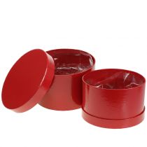 Article Jardinière rouge brillant Ø18/20cm 2 pcs