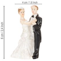 Article Mariée et marié 6 cm 2 pièces