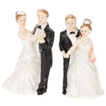 Article Mariée et marié 6 cm 2 pièces