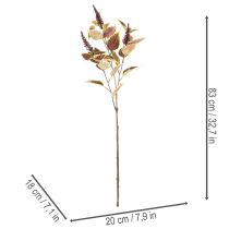 Article Kolistemon artificiel 20 cm avec feuilles rouges en plastique pour décoration intérieure