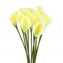 Article Calla artificiel jaune 57cm 12pcs