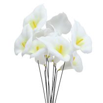 Article Calla sur fil petit blanc 50 pcs