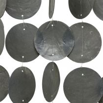 Carillon éolien Capiz, décoration à suspendre coquillages décoration murale 68cm