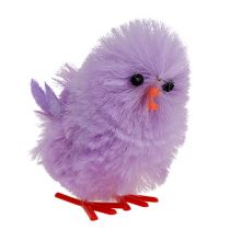 Chenille Chick Easter Chick Purple, Pink Spring Decoration 10pcs