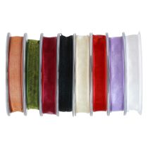 Article Ruban mousseline ruban organza 15mm 20m différentes couleurs