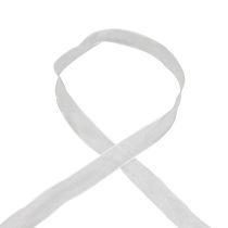 Article Ruban mousseline ruban organza ruban décoratif organza blanc 15mm 20m