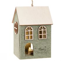Article Décoration de sapin de Noël feutre décoration maison vert H12,5cm 2 pcs