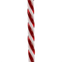 Article Décoration de sapin de Noël canne en bonbon 18cm 12pcs