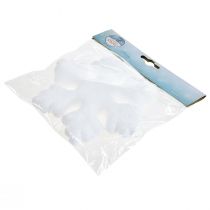 Article Décoration de sapin de Noël flocon de neige à suspendre Noël blanc 15 cm