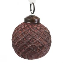 Article Décorations pour sapin de Noël décorations de Noël vintage verre Ø5cm 9pcs