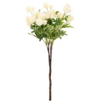 Article Kunstblume Chrysantheme crème blanche 56 cm 4 branches