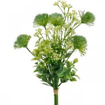 Fleurs en soie, bouquet artificiel, décoration florale aux chardons 40cm