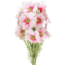Article Cosmea rose artificiel 77cm 3 pcs