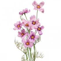 Cosmea panier à bijoux violet fleurs artificielles été 50cm 3pcs