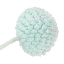 Article Bouquet de fleurs séchées Craspedia 55 cm couleur menthe – Lot de 20