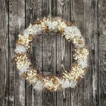 Couronne de porte de boîte DIY Couronne de décoration de l&#39;Avent Couronne de Noël Ø38cm