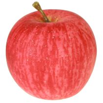 Article Petite pomme décorative rouge jaune fruit artificiel au toucher réel 5,5 cm 1 pièce