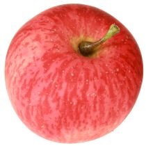 Article Petite pomme décorative rouge jaune fruit artificiel au toucher réel 5,5 cm 1 pièce
