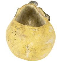 Article Jardinière décorative en forme de poire, pot de fleurs d'automne en béton, 25 x 13 x 11 cm