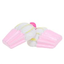 Miniatures de cupcakes déco rose, blanc 2,5 cm 60 p.