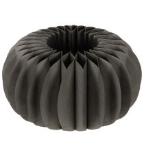 Article Kürbis en papier alvéolé rond Ø34cm noir set de 2