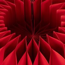 Article Décoration en papier alvéolé forme citrouille 34cm rouge (lot de 2)