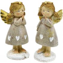 Article Déco ange ange de Noël ange figure ange paire H10cm 2pcs