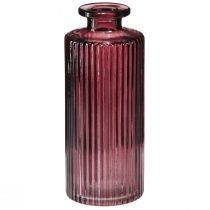 Article Bouteilles décoratives en verre mini vases rétro Berry H13cm 6 pcs
