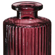 Article Bouteilles décoratives en verre mini vases rétro Berry H13cm 6 pcs
