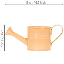 Article Ensemble de 8 pots de fleurs décoratifs en métal multicolores, 16,5 x 7 cm - Idéaux pour balcon et cuisine
