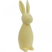 Déco Lapin Déco Lapin de Pâques Floqué Jaune H47cm