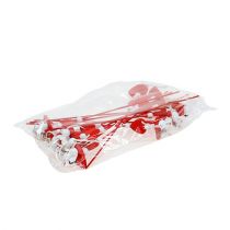 Article Coeurs décoratifs avec des souris sur un bâton rouge 12 pcs