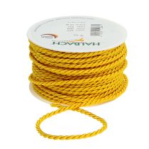 Article Cordon déco en jaune 4mm 25m