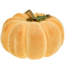 Citrouille déco floquée orange clair décoration automne Ø30cm