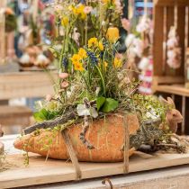 Carotte déco, décoration béton à planter, Pâques, cache-pot carotte, déco printemps L28cm
