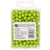 Article Perles décoratives vert pomme Ø8 mm - Lot de 250