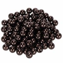 Article Perles décoratives brunes en plastique Ø10 mm - Lot de 115