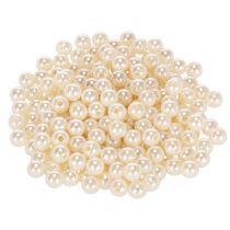 Article Demi-perles décoratives champagnes Ø8 mm - Lot de 250