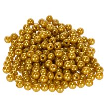 Article Lot de 250 Perles Décoratives Ø8 mm en Plastique Doré