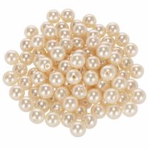 Article Perles décoratives Ø10mm en plastique - Champagner - Lot de 115