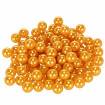 Article Perles décoratives en plastique orange Ø10mm - Lot de 115 pièces