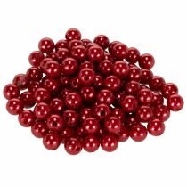 Article Perles décoratives rouges Ø10 mm en plastique - Lot de 115